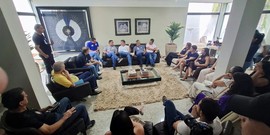 SIMED-TO recebe candidato Vicentinho Júnior para debater gestão e demandas da área da saúde